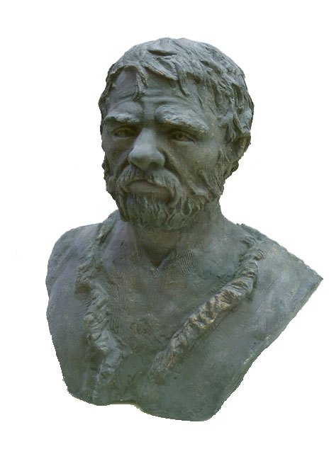 Скульптурная реконструкция человека со стоянки Костенки 2. Автор М.М. Герасимов.
